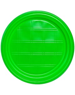 Тарелка зеленая D205 мм 100 шт Ипк