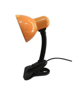 Настольный светильник на прищепке 25050 цоколь E27 оранжевый Rev