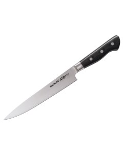 Нож кухонный поварской Pro S слайсер для нарезки профессиональный SP 0045 G 10 Samura