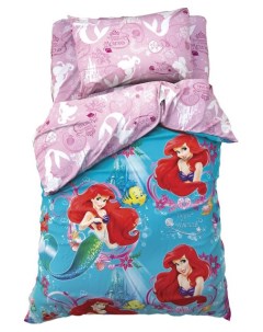 Комплект постельного белья Русалочка Ариэль Голубой Disney