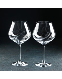 Набор бокалов для вина Турбуленция 570 мл 2 шт Crystal bohemia