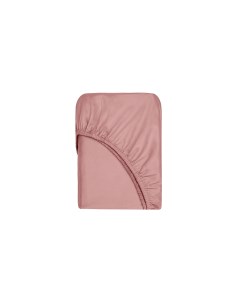Простыня на резинке Solid Tencel цвет Розовое золото 160x200 см Askona