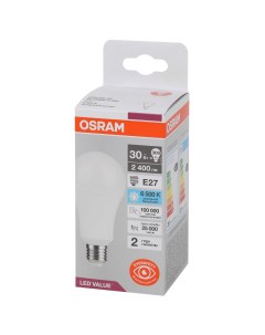 Лампа светодиодная LED Value 2400лм 30Вт замена 300Вт 6500К Osram