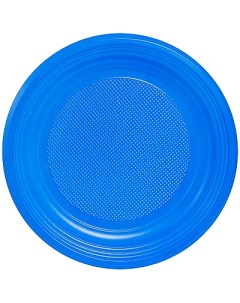 Тарелка синяя D205 мм 100 шт Ипк