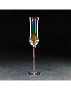 Бокал для шампанского Кира 180 мл 7x25 5 см цвет перламутр Magistro