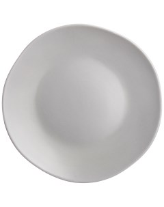 Тарелка закусочная shadow 20 5 см светло серая 4 шт Bronco