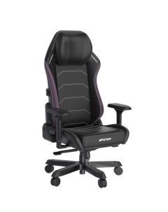 Кресло I DMC MAS2022 NV черное с фиолетовыми вставками экокожа 4D подлокотники Dxracer