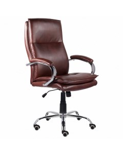Кресло офисное BRABIX PREMIUM Cuba EX 542 экокожа коричневое 532550 Nobrand