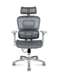 Компьютерное кресло Kron grey серый пластик серая сетка Norden