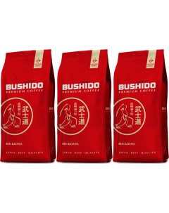 Кофе молотый Red Katana 227 г х 3 шт Bushido