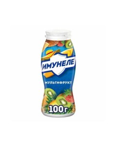 Кисломолочный напиток Neo мультифрукт 1 2 БЗМЖ 100 мл Имунеле