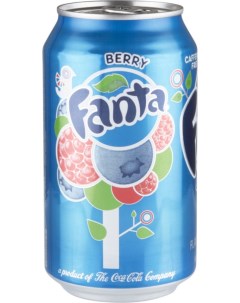 Напиток сильногазированный berry жестяная банка 355 мл Fanta