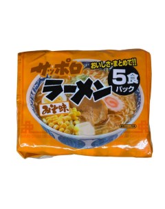 Лапша быстрого приготовления с супом мисо Sapporo Miso 84 г 5 шт Sunaoshi