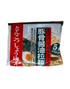 Лапша быстрого приготовления с супом из свинины Тонкацу 83 г 5 шт Sunaoshi