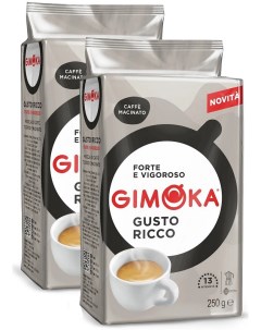 Кофе Gusto Ricco молотый 2х250гр Gimoka