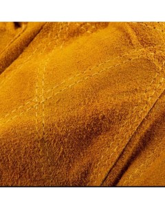 Перчатки защитные спилковые комбинированные усиленные желтые 12 пар Ооо дельта