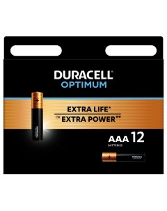 Батарейки Optimum LR03 12BL 5014074 ААА алкалиновые 1 5v 12 шт уп Duracell