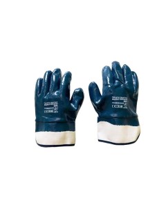 Перчатки защитные NBR4560 трикотажные с нитриловым покрытием синие размер 11 XXL Scaffa