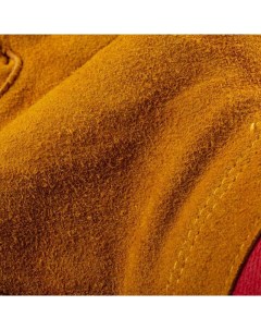 Перчатки защитные спилковые комбинированные желтые 12 пар Ооо дельта