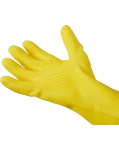 Перчатки защитные латексные Форсаж L F 14 желтые размер 10 10 5 XL 12 пар Manipula