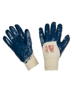 Перчатки защитные хлопковые с неполным нитриловым покрытием манжета резинка без размера Ооо дельта