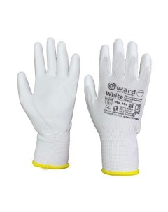 Перчатки защитные нейлоновые с полиуретановым покрытием размер 9 L 1 пара Ооо дельта
