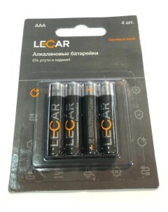Батарейка LR06 AA алкалиновая 4 шт Lecar