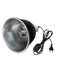Светильник для террариума LST215D 50 ультрафиолетовый черный металл 50W Mobicent