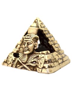 Декорация для аквариума Пирамида Египта керамика 16х16х16 см Aqua logo