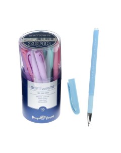 Ручка шариковая SoftWrite Zefir узел 0 5 мм синие чернила на масляной основе матовый ко Bruno visconti