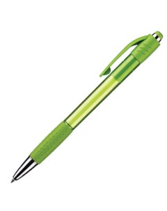 Ручка шариковая автоматическая Happy синяя зеленый 0 5 мм 389744 Attache