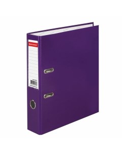 Папка регистратор ламинированная 75 мм фиолетовая 222073 4 шт Brauberg