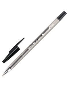 Ручка шариковая 142810 черная 0 35 мм 50 штук Staff