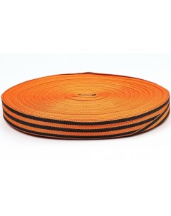 Лента георгиевская цвет оранжевый 24 мм x 100 м арт КК024Г100 Nobrand