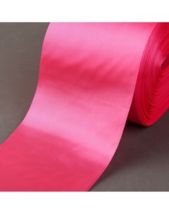 Лента атласная 100 мм 100 5 м цвет ярко розовый Nobrand