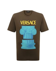 Хлопковая футболка Versace