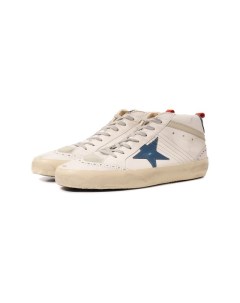 Кожаные кеды Mid star Golden goose deluxe brand