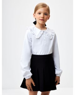 Трикотажная блузка с воротником для девочек Sela
