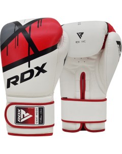 Перчатки тренировочные BGR F7R 8oz белый красный Rdx