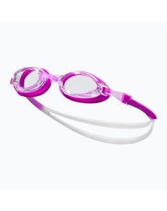 Очки для плавания Chrome NESSD127560 прозрачные линзы регул пер фиолетовая оправа Nike