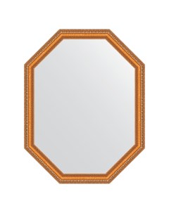 Зеркало в багетной раме золотые бусы на бронзе 60 мм 61x81 см Evoform