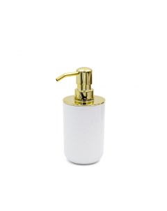 Дозатор для жидкого мыла Alba белый с золотым 7 1х16 4 см Ridder