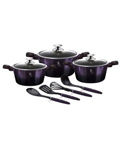 Набор посуды Purple eclips 10 предметов Berlinger haus
