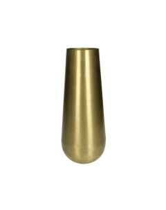 Ваза декоративная металл золотая 12x12x31cm Kersten