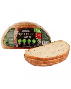Хлеб Крестьянский со злаками бездрожжевой 300 г Рижский хлеб