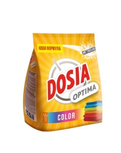 Стиральный порошок Optima Color 1 2 кг Dosia