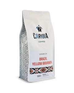 Кофе зерновой Arabica Brazil Yellow Bourbon 1000 г Caribia