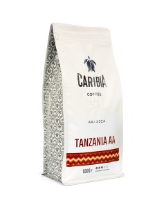 Кофе зерновой Arabica Tanzania AA 1000 г Caribia