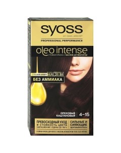 Краска для волос Oleo Intense 4 15 ореховый каштановый 50 мл Syoss