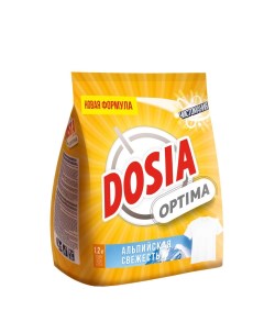 Стиральный порошок Optima Альпийская Свежесть универсальный 1 2 кг Dosia